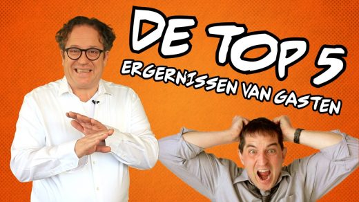 Geluidsoverlast of een haar in je soep: iedereen heeft wel een ergernis in een restaurant. Wat zijn de vijf grootste ergernissen van gasten in de horeca?